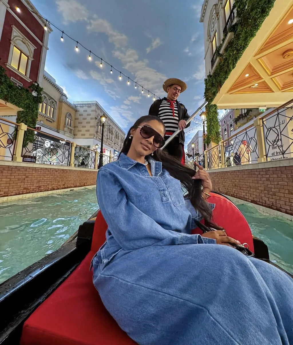 MarieKumax Denim Pant Set Women Two Piece Sets Matching Sets Streetwear Casual Loose Shirt Wide Leg Long Pants High Waist Y2k Mom Jeans