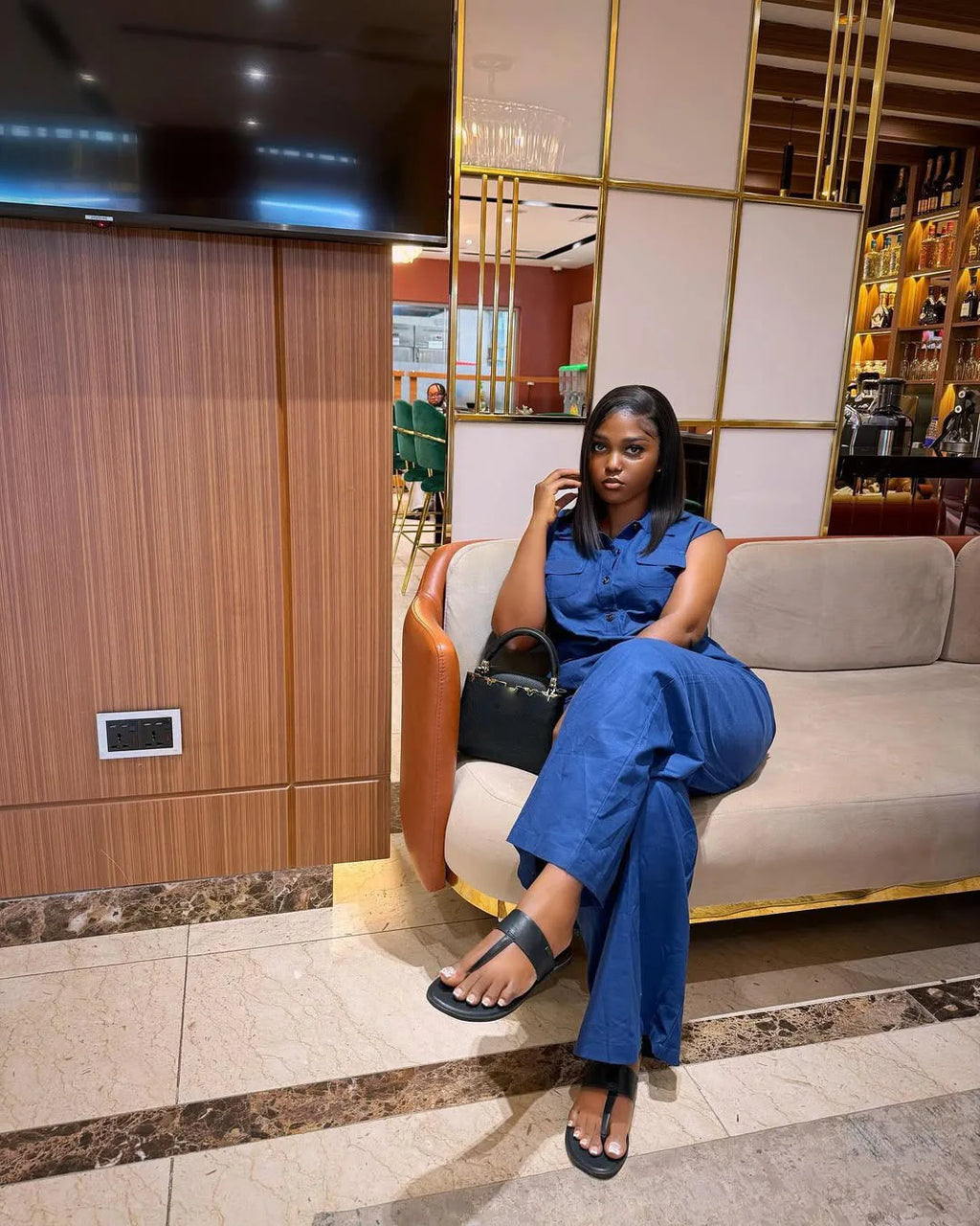 MarieKumax 2025 Summer Large Size 2 Piece Set Women Fashion Elegant Commuting Sleeveless Vests And Wide Leg Pants Color Solid Pant Sets