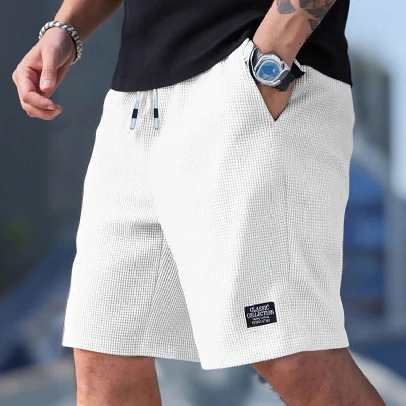 MarieKumax Men's Shorts, Men's Casual Pants, Men's Beach Shorts, Men's Sports Shorts, New Fashionable Textured Fabric, Breathable Pants, Suitable for Daily Casual Wear and Sports